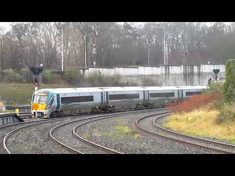 IE 22000 Class DMU/ICR Passing Islandbridge Bound For Cork Kent