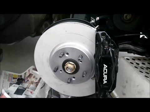 How to install Acura TL BREMBO calipers on to Acura TSX, Honda ACCORD MY WAY