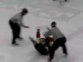 Kyle Fehr Drummheller Dragons AJHL Fight