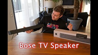 Bose TV Speaker - Soundbar, Lautsprecher, Bluetooth Box - Unboxing, Features & kleiner Test