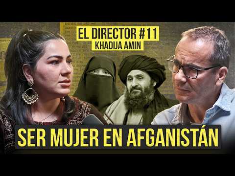Khadija Amin, periodista afgana refugiada en España: \