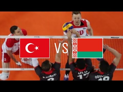 TURKEY VS BELARUS MEN'S VOLLEYBALL