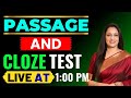 Passage And Cloze Test Eduquity Pattern Rani Ma Am