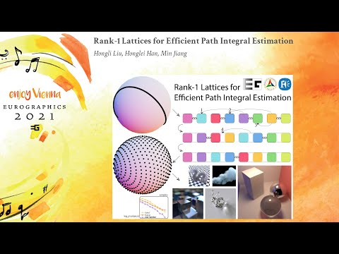 Rank-1 Lattices for Efficient Path Integral Estimation | Eurographics'2021 Full Paper