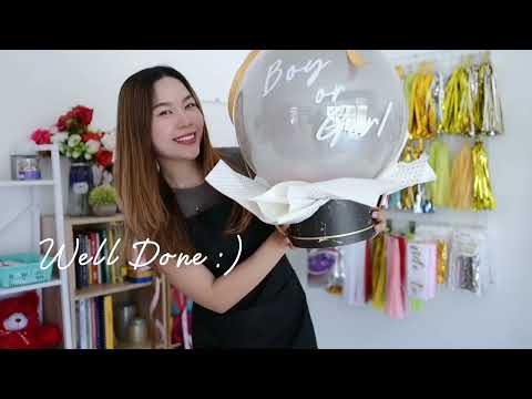 ฺBaby Gender Reveal ลูกโป่งลุ้นเพศลูกน้อยก่อนคลอด by Balloonmimi เชียงใหม่