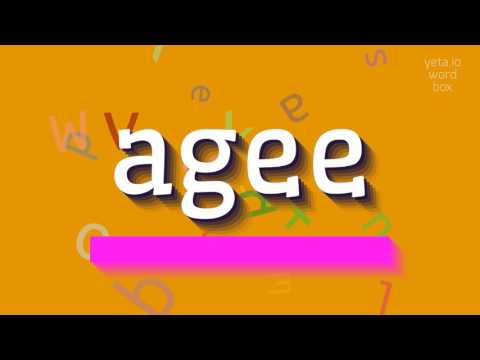 How to say "agee"! (High Quality Voices)