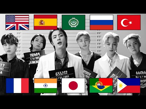 BUTTER in 10 Different Languages! (BTS)