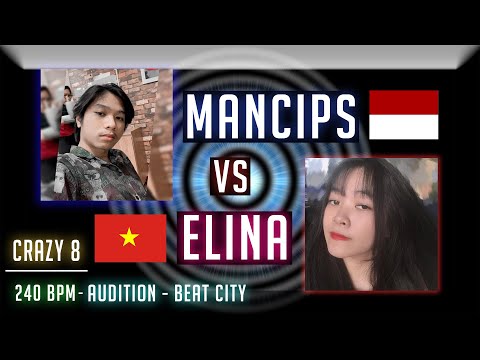 MANCIPS VS ELINA 240 BPM BEAT CITY - AUDITION VIETNAM GAMEPLAY