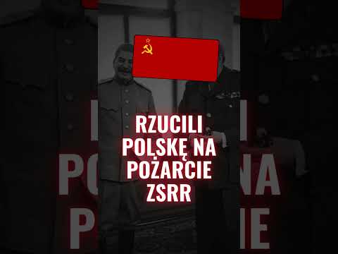 Konferencja Jałtańska - Jak Zachód Zdradził Polskę #shorts