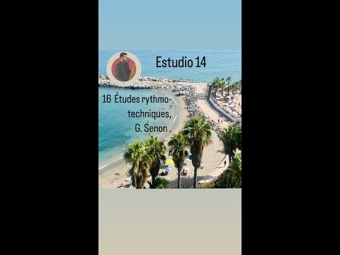 Estudio nº 14,  16 études rythmo-téchniques de G. Senon.