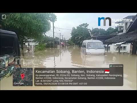 Banjir Landa Kecamatan Sobang Pandeglang, Aktivitas Masyarakat Lumpuh Total