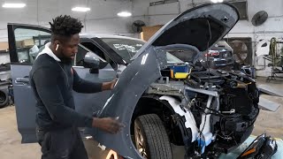 DIY 2023 nissan rough how to take the fender off