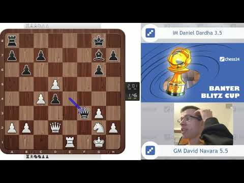 ♫ "Yesterday! All my troubles seemed so far away!" ♫ | GM David Navara vs IM Dardha - BBC Highlight