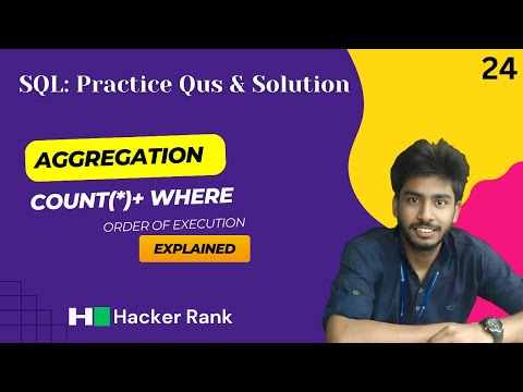 24 Revising Aggregations The Count Hackerrank Sql Questions Sql Sql Tutorial Sql Full Course