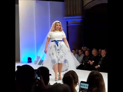 Plus Size Fashion Days 2016 - Awardkleid von Young-Designerin Katja Heidrich von mable
