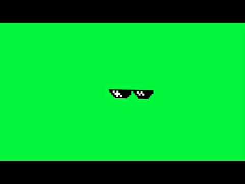 Atitude sunglasses meme clip green screen