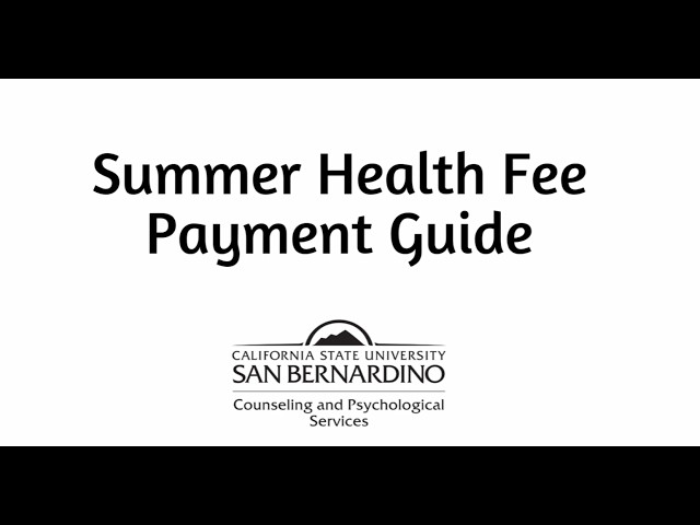 Thumbnail for CAPS Summer 2026 Health Fee Payent Guide 