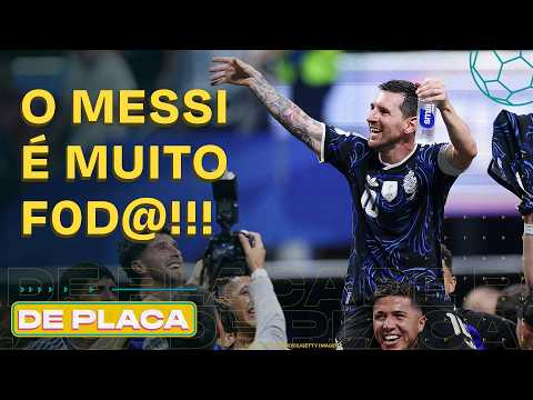 ARGENTINA ELIMINA A INGLATERRA EM JOGO ÉPICO E VAI À FINAL; MESSI BRILHA DE NOVO | De Placa 16/07/26