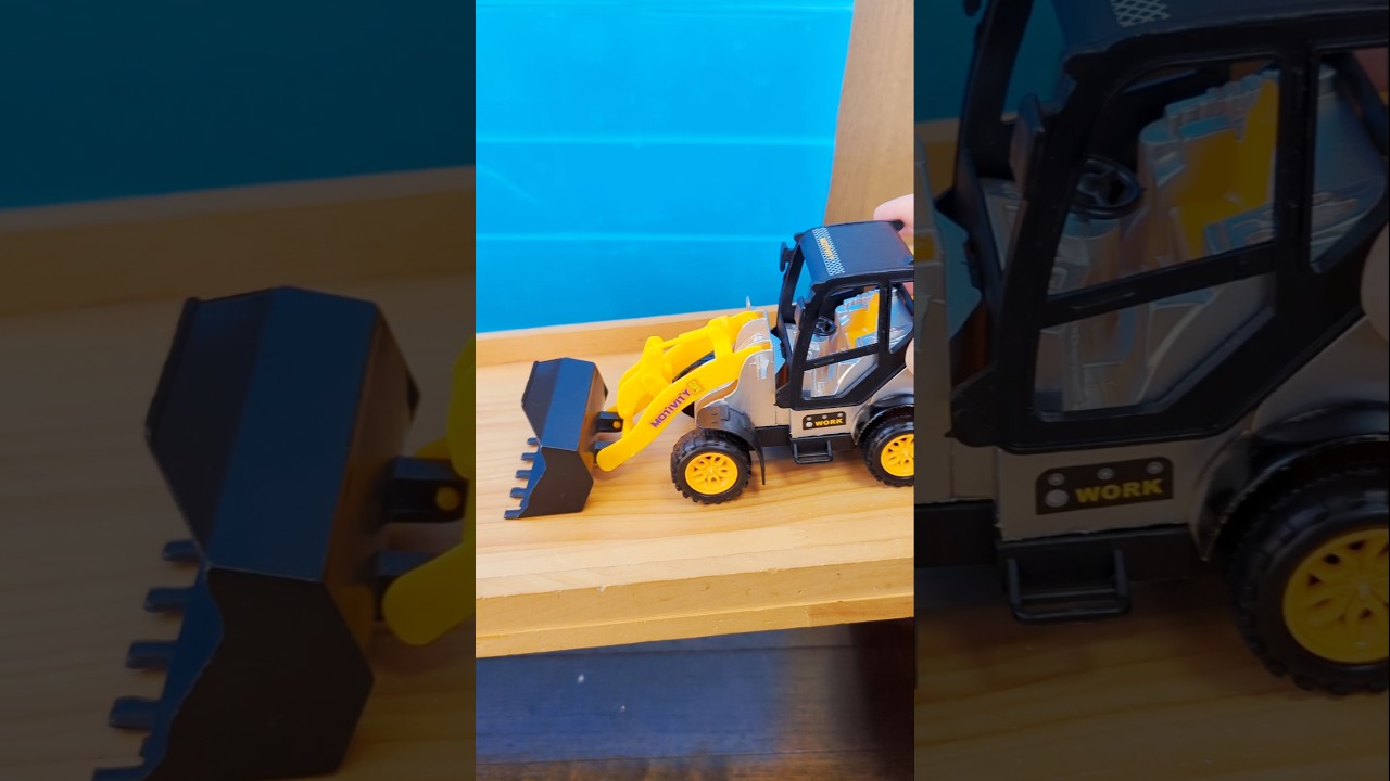おもちゃのはたらくくるまを走らせる！Race your toy cars! #cartoys #toycar #はたらくくるま #shorts #ショベルカー #子供のおもちゃ