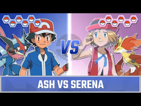 Kalos Pokemon Battle: Ash vs Serena