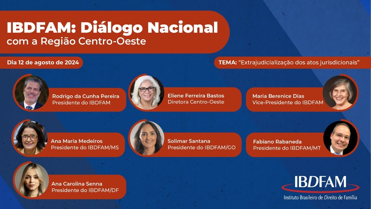 IBDFAM: Diálogo Nacional com a Região Centro-Oeste