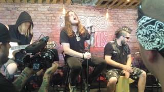Of Mice &amp; Men acoustic zippo session Northern Invasion May 13 2017 Somerset WI of Mice and Men