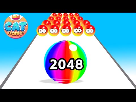 ⭐2 Tiktok Games Right Path vs Ball Run Infinity All Levels Gameplay Relax & Satisfying Mobile Game