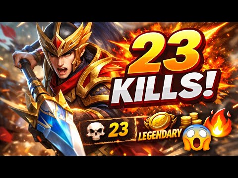 Zilong 23 Kills Insane Gameplay 😱 | No Maniac No Savage | MLBB Ranked