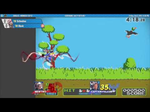 CSB 57 - Sirbeebee (Mewtwo) vs Blush (Falcon) - Smash 4 WQF