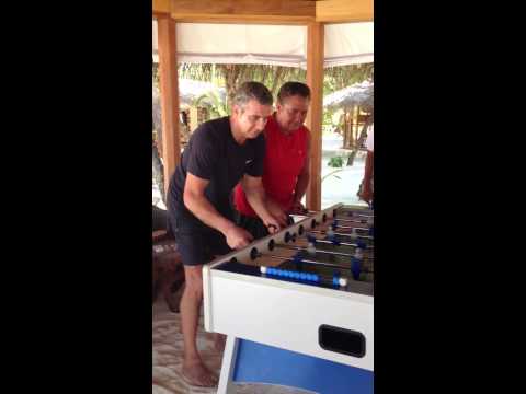 Partita a calcio- balilla