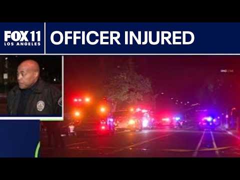 Pasadena shootout ends with suspect dead, cop hurt | FOX 11 LA