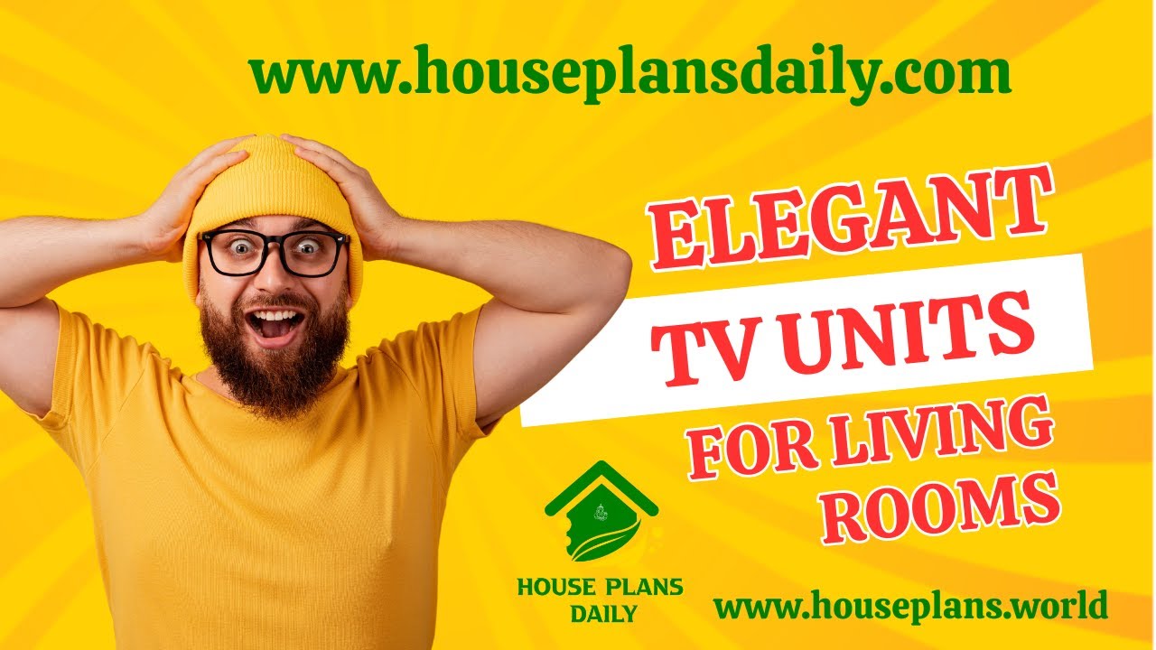 Elegant TV Units for Living Rooms