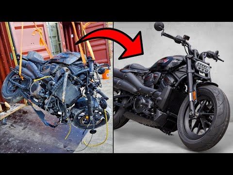 I GAVE this TOTALED Harley Davidson 2025 a SECOND LIFE! Sportster S RH1250s. Part 2