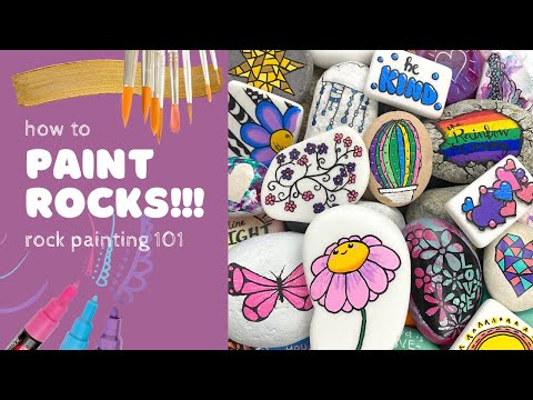 How to Paint Rocks Step by Step || Rock Painting for BEGINNERS || Start Stone Painting Today!
