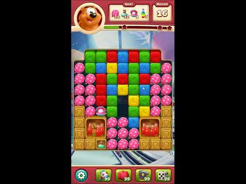 Toon Blast Level 6343 - NO BOOSTERS 🐻🐺🐱 | SKILLGAMING ✔️