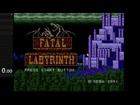 Fatal Labyrinth any% in 19:07 by Plumaglob WORLD RECORD