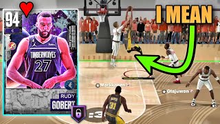 Diamond Galactic Rudy Gobert Gameplay | NBA 2k23 MyTeam | 5 games will now get you DPOY?!?