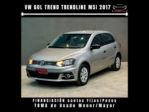 Se Vende: Volkswagen Gol Trend Trendline MSI 2017 - FERRERO Automotores Oncativo (Provincia de Cba)
