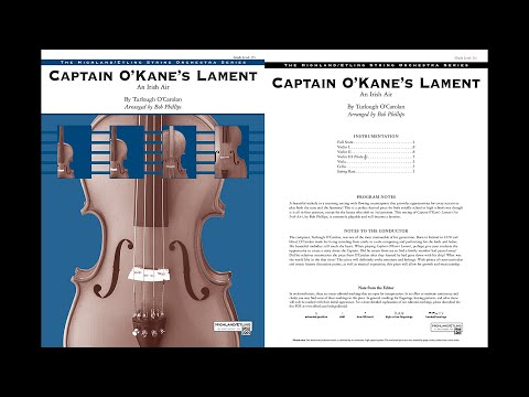 Captain O'Kane's Lament, arr. Bob Phillips – Score & Sound