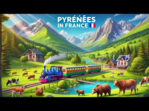 THE Pyrenees in France : Scenic Train Ride, Stunning Landscapes & Lourdes