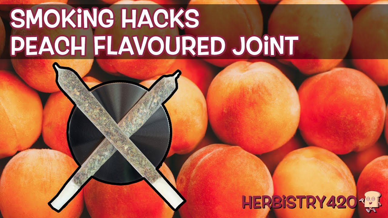 Peach Flavored Joint: 3-Step Fruit Smoking Hack