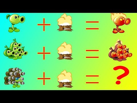 Plants vs Zombies 2 -  PVZ 2 Gameplay Gatling Pea vs Peashooter vs Pea Pod vs Torchwood