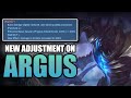 ARGUS LATEST DAMAGE ADJUSTMENT MOBILE LEGENDS ADVANCED SERVER TEST GAME