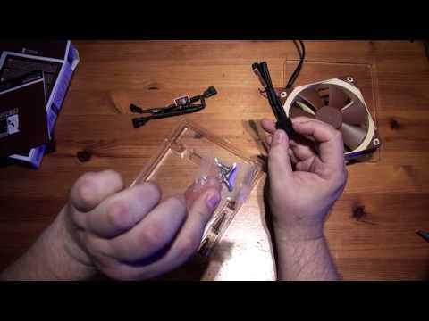 Noctua NF-F12 PWM Computer Case Fan Unboxing