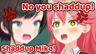 The stream just start but Miko already showing her Elite English to Subaru