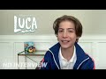 Jacob Tremblay On His Roles In Luca And The Little Mermaid