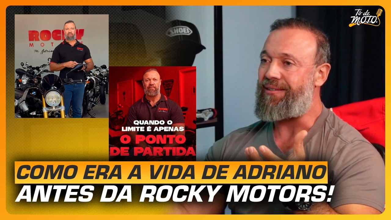 A história de Adriano Rodrigues antes da Rocky Motors