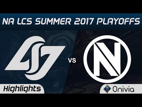 CLG vs NV Highlights Game 4 NA LCS SUMMER 2017 PLAYOFFS Counter Logic Gaming vs EnvyUs by Onivia