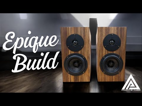 Epique Bookshelf Speaker Build #bookshelf #bookshelfspeakers #homeaudio #audiophile #highendaudio