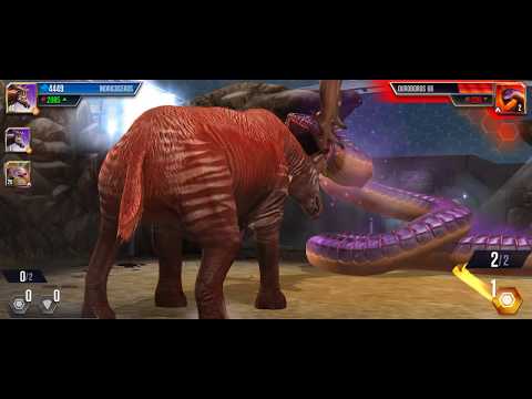 BEAT THE TITANOBOA BOSS FROM JURASSIC WORLD THE GAME!! TITANOBOA?!OUROBOROS 66😈(NO COMMENTARY)